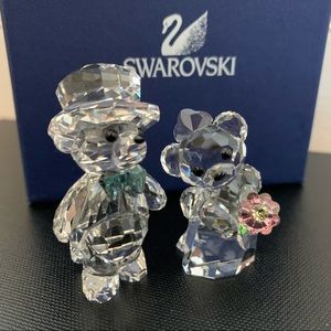 Swarovski Bride & Groom Kris Bears w/ Box